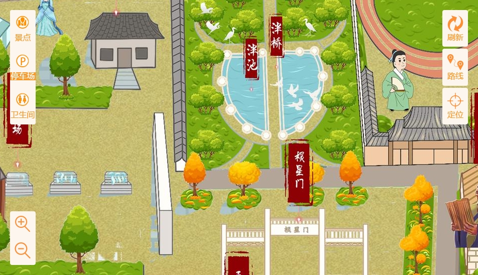 洛浦手绘地图景区语音讲解导览系统：智慧景区建设的基石